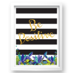 Free Printable Be Positive from @pinkimonogirl for a gallery wall