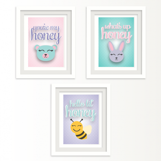 FREE PRINTABLE - Honey Bee Printable
