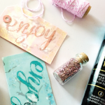 HTGAWC: DIY MINC Foil Shaker Gift Tags