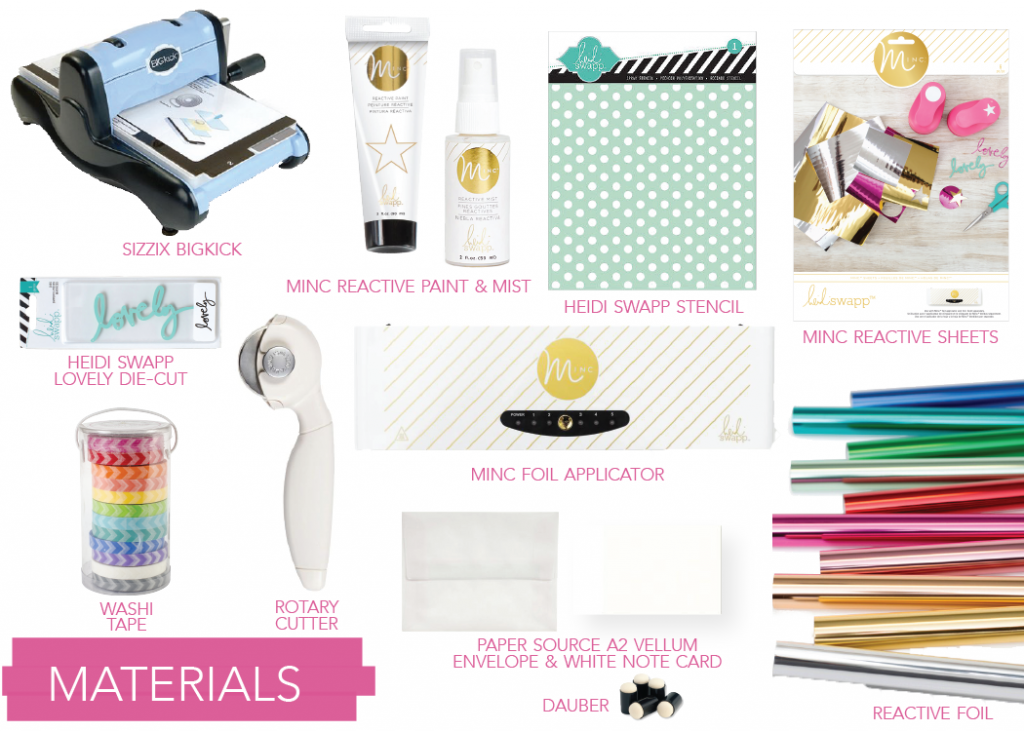 htgawc - Materials for DIY MINC Foil Stationery