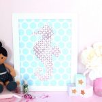 HTGAWC: DIY Glam Nursery Wall Art & Decor